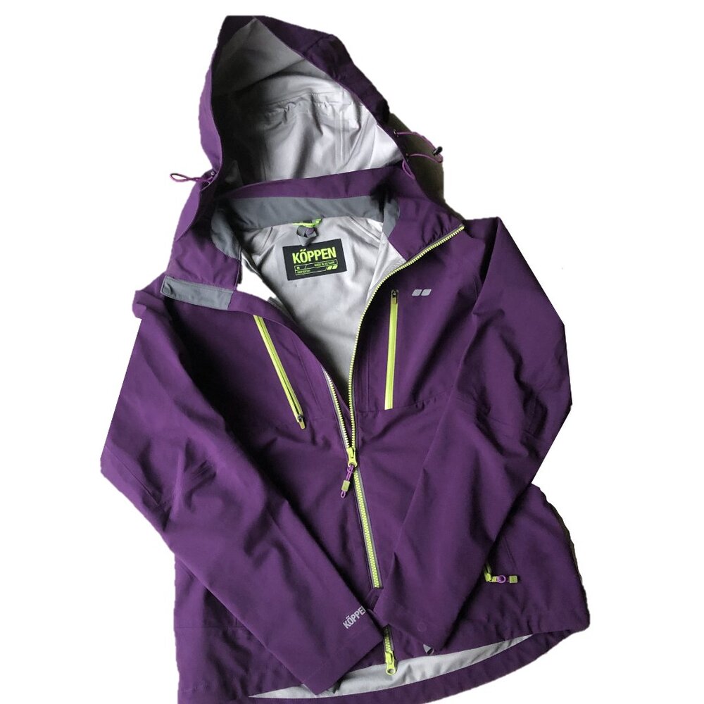 Köppen Women's Purple Rain Jacket, Medium